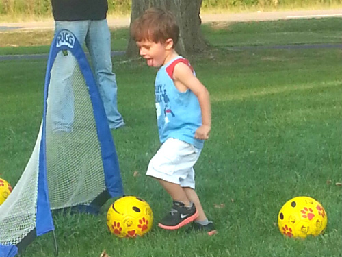Carter has been getting his workouts in too!