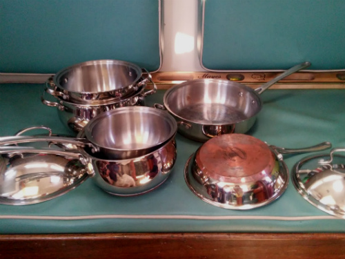 Even this set had been paired down by a few pieces before we moved aboard.