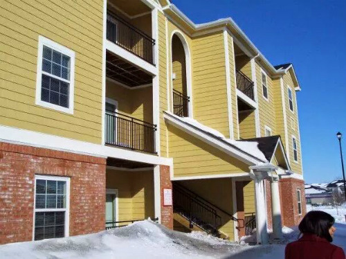 Our first apartment complex after the dorms at college.