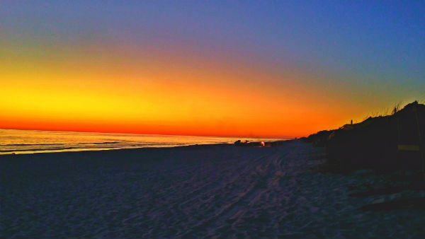 beach sunset pcb