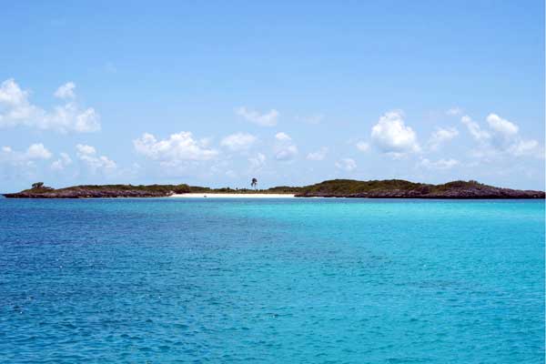 Our first anchorage in the Exuma Cays