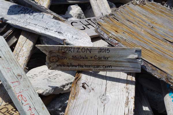 Our modest plank on Boo Boo Hill