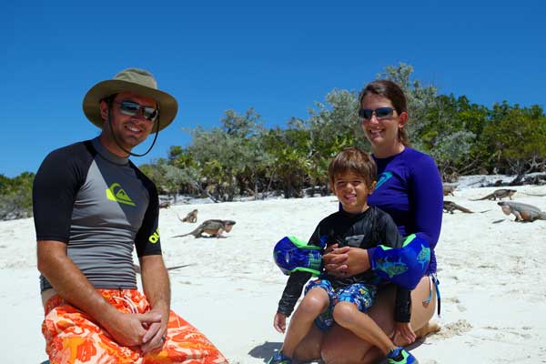 He called out all of his bodies once we got to the beach.