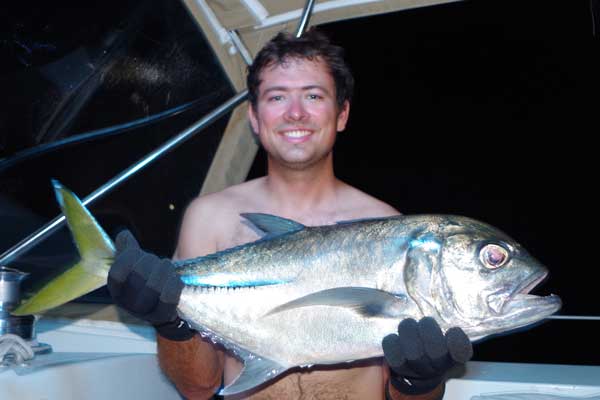 Thirteen pounds and 36 inches, a record we hope to beat in the future!
