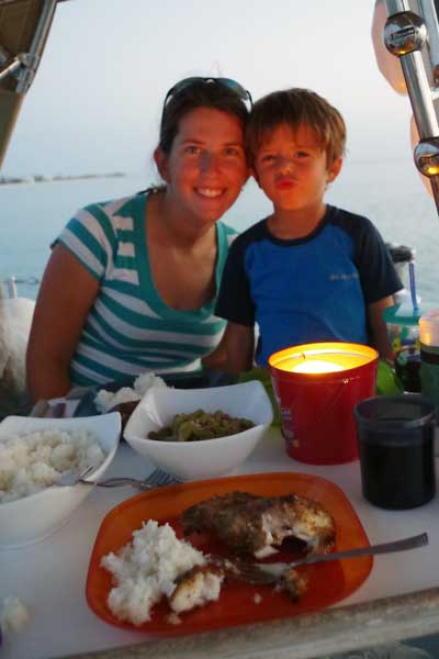 The perfect meal for our 500th mile!